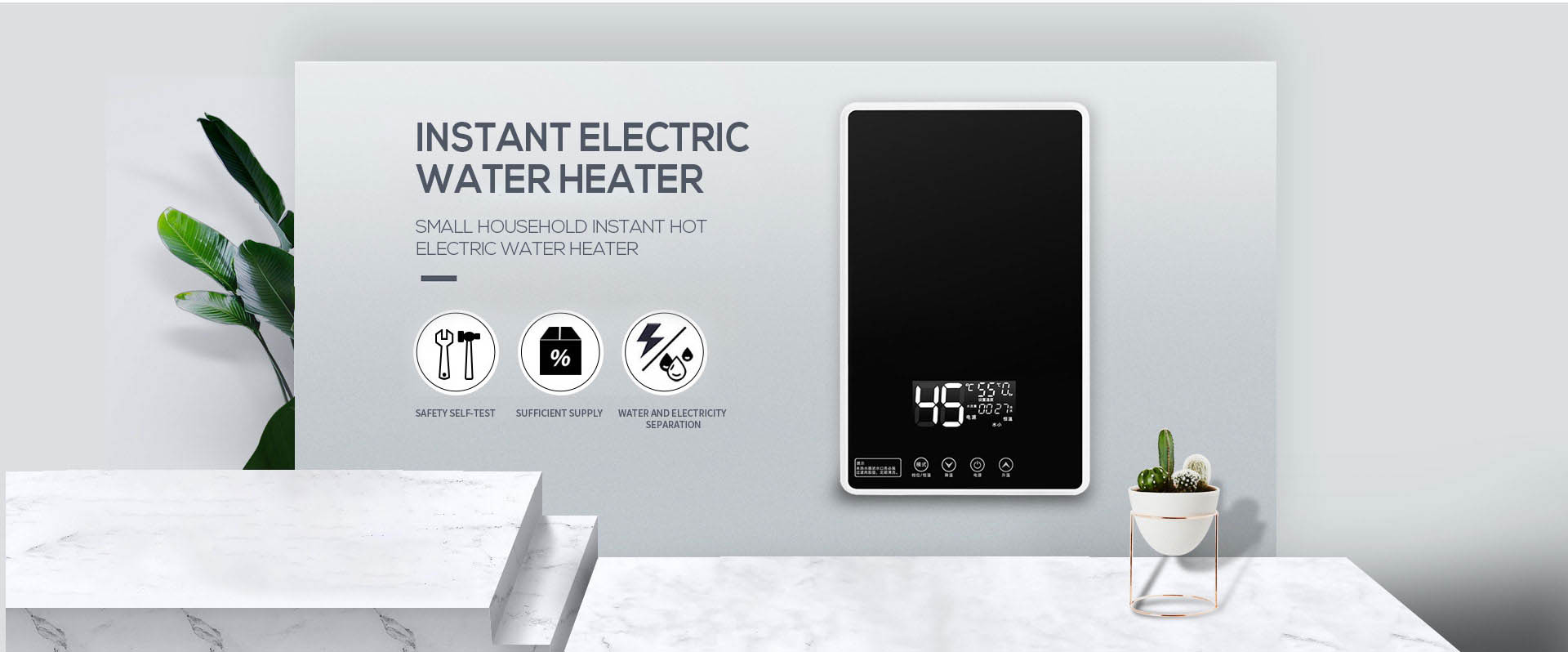 Instant electric water heater